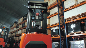 3-5 m yükseklik ile depo için Warehouse 1.6 ton elektrikli palet istifleyici Forklift CDD16 - Product Image 4
