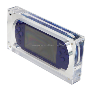 PSP1000 için akrilik kutu manyetik kapak kılıf PSP2000 için yüksek şeffaf ekran kutusu/3000 PSP oyun konsolu gitmek saklama kutusu - Product Image 5