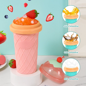 Yeni tasarım DIY çift katmanlı silikon yaz tutam soğuk içecek bardakları özel kullanımlık buzlu içecek bardakları kapak ve saman ile - Product Image 2