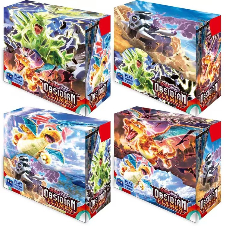 English blind box obsidian flames-360 cards per box-box