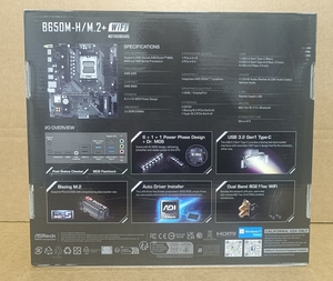 B650M-H/M.2 + scheda madre WiFi Dual Band supporta Socket AM5 2 X DDR5 DIMMs 4 SATA3 Max 128G PCIe 4.0 - Product Image 5