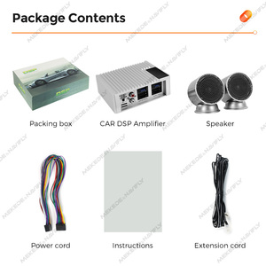 Mekede 4*50W 6CH DSP พร้อมแตร2ตัวเครื่องขยายสัญญาณ DSP สำหรับวิทยุแอนดรอยด์ - Product Image 6