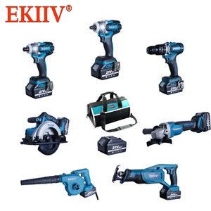 EKIIV 12pcs 15pcs 16pcs 18pcs in One 21v 18v <strong>Power</strong> Tools Combo <strong>Kit</strong> Cordless <strong>Pro</strong> 15-tool Lithium Ion Cordless Combos - Product Image 6