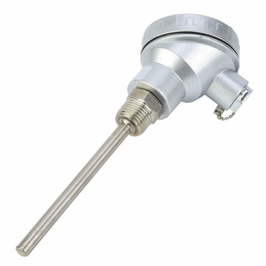 Transmisor RTD PT100 de 3 cables de bajo coste, sonda de acero inoxidable, Sensor de temperatura WZP con salida lineal de 4-20mA - Product Image 1