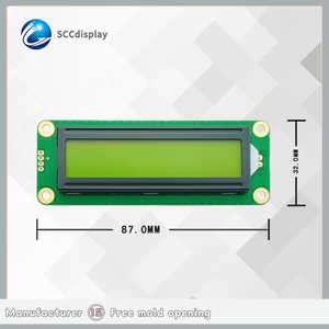 โมดูลแสดงผล LCD 16x2 1602ความคมชัดสูงและ1602A-1ขาวดำตัวอักษร STN มรกต - Product Image 3