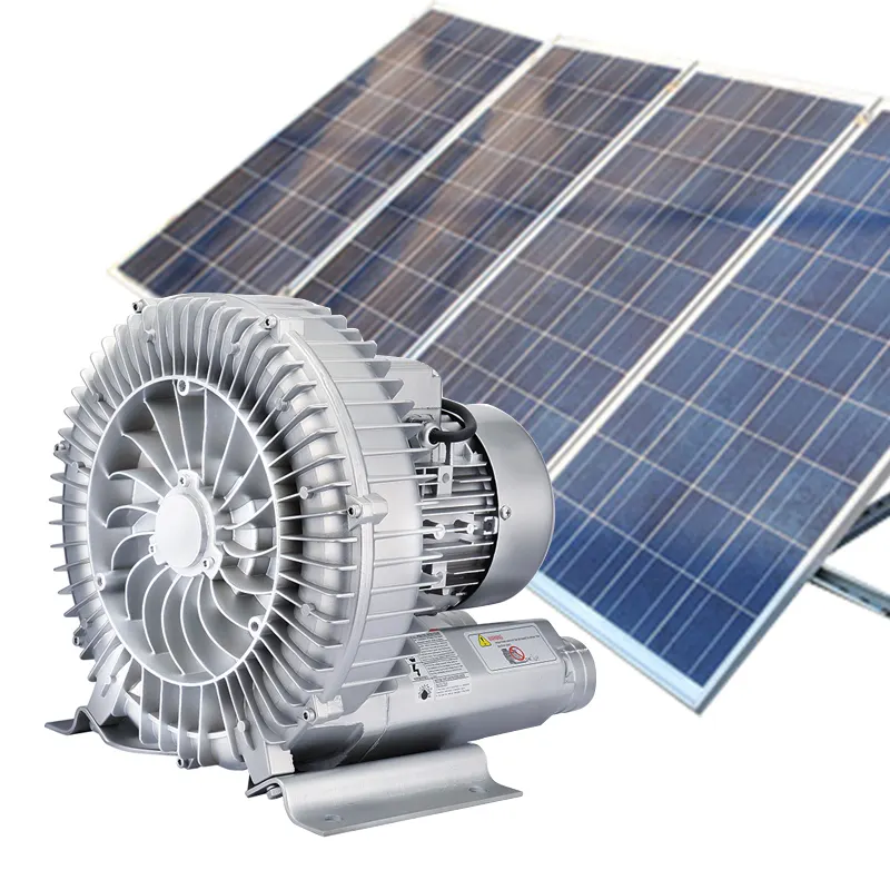 QIANMEI 0.24-25HP DC48V Solar Turbine Vortex Ring Blower