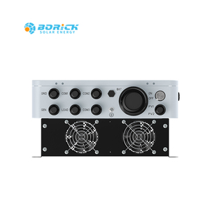 混合太阳能逆变器3相5.5kw Mppt 100a光伏输入500vdc 48v电池，带并联功能