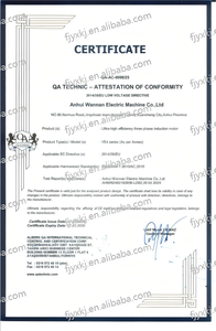 Wannan Elektrische Ye4-serie Ultra-Hoog Rendement Driefasige Asynchrone <span class=keywords><strong>Motor</strong></span> | Ie4 Efficiëntie | 380V | 3000r/Min - Product Image 6