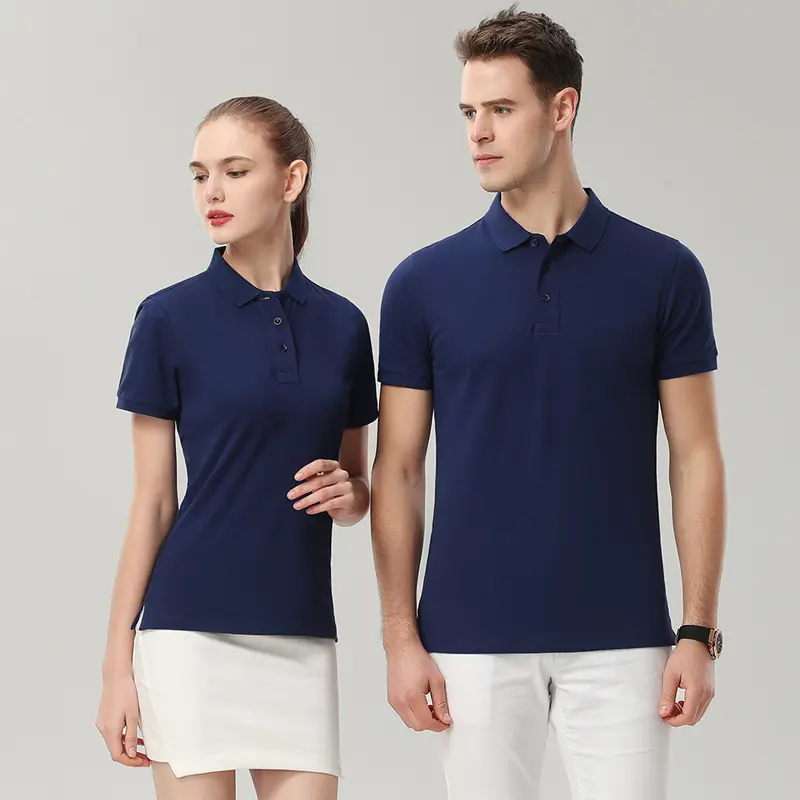 Polos de algodón más baratos para hombre y mujer, camisetas Polo personalizadas para hombre y mujer, camisetas Polo de Golf Driy Fit con logotipo bordado