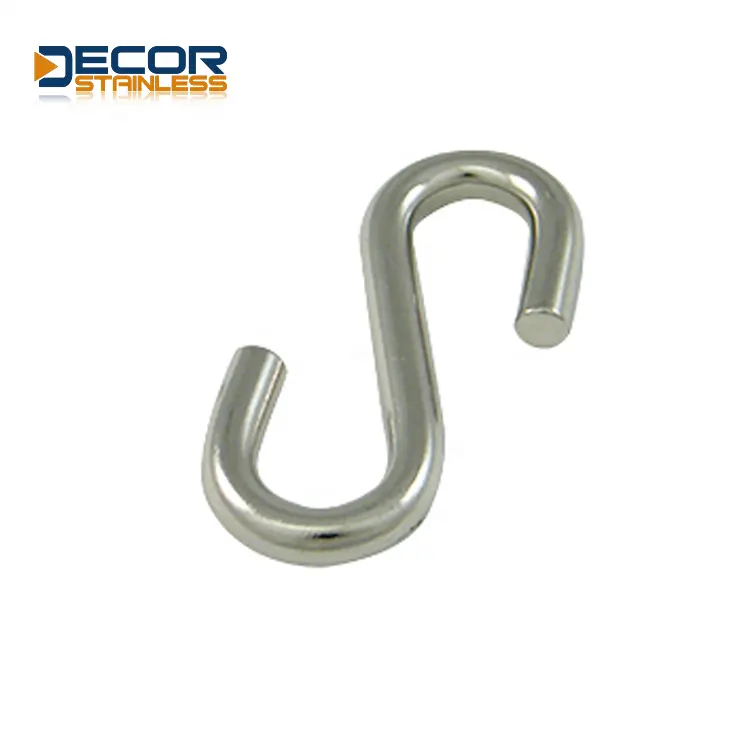 Suministro de fábrica 316 / 304 productos de hardware de acero inoxidable S-Hook