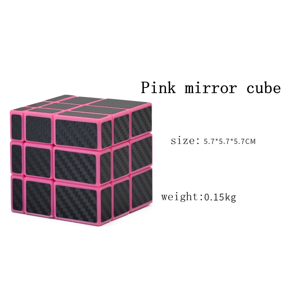 Pink mirror cube
