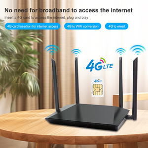 4G <strong>Router</strong> Wifi <strong>Router</strong> Lte With Sim Card Slot High Gain Antenna 300 Mbps 3 10/100Mbps Adaptive Network Ports <strong>Router</strong>