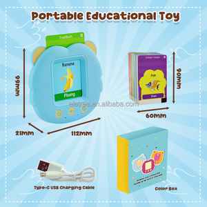 Kinder sprechentherapie lernen portugiesisch Wortkarte Flashcard-Leser Frühbildungsgerät - Product Image 6