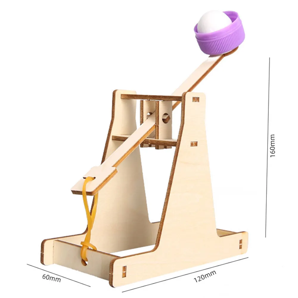 Caldo fai da te scienza esperimento Kit 3d Slinger Puzzle in legno per bambini bambini fai da te studente fatto a mano in legno giocattoli Kit