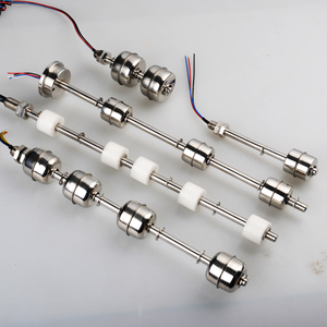 Suministro de fábrica Montaje superior Dos tres cuatro puntos múltiples Interruptor de flotador de nivel de agua Sensor de flotador de nivel de líquido con 3 4 5 cables - Product Image 5