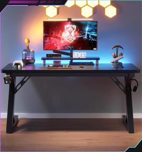 Escritorio de personal individual moderno y sencillo, mesa de jefe ajustable y duradera para uso comercial o de oficina, escritorio de ordenador que ahorra espacio - Product Image 5