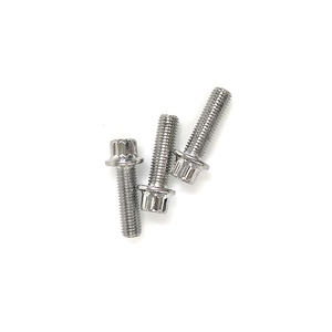 Stainless Steel Gold-plating Flange Bolt <strong>12</strong> Point Flange Bolt for to 3-<strong>piece</strong> Wheel Assembly Split Rim