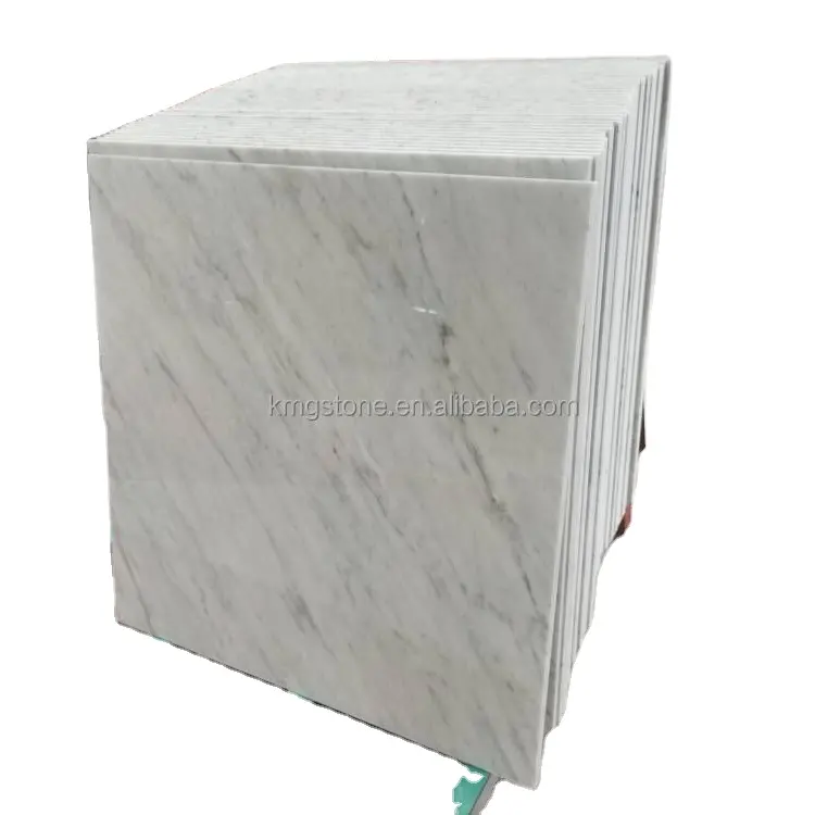Losas de escalera de mármol blanco Carrara Mable Floor Carrara para pared de cocina