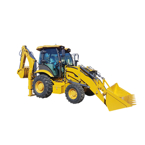 4x4 kazıcı toprak taşıma makineleri retroexcavdiesel dizel ön yükleyici ve kazıcı traktör Mini çekilebilir kazıcı yükleyici - Product Image 2