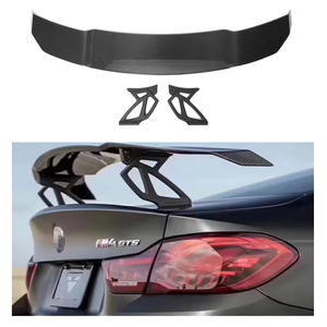 Oem kuru karbon Fiber arka bagaj kanat BMW için rüzgarlık Sedan F80 M3 F82 M4 V tarzı yarış kanat Boot Spoiler 2014-2020 - Product Image 1