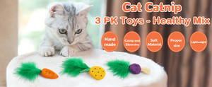AFP New Arrival Healthy Mix Series Premium <strong>Catnip</strong> Toy Soft Yarn Feathers Cat Chew Toy With Crinkle Paper Interactive <strong>Catnip</strong> Toys - Product Image 6