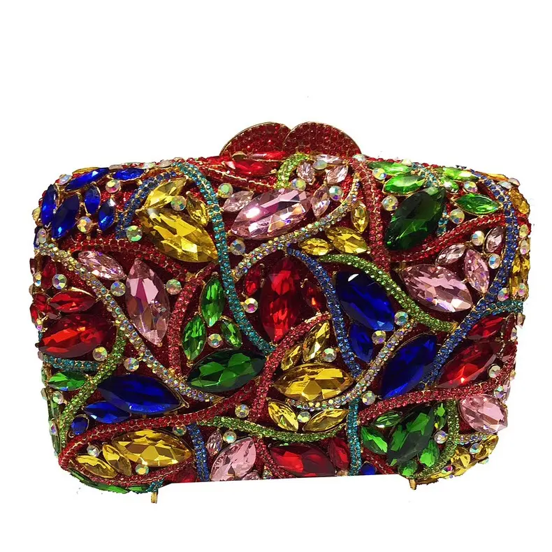 Fashion Designer Clutch Portemonnees Met Strass Vrouwen Kristal Koppeling Avondtassen Voor Prom Wedding Party