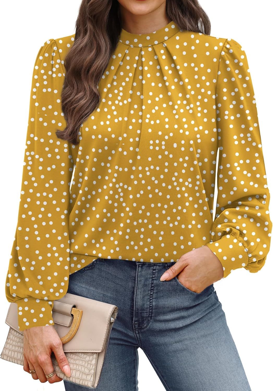 03-yellow polka dots