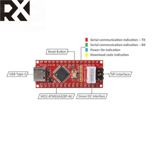 TZ IIC SPI Nano Grove Seeeduino Atmega328P AVR 8-Bit-Mikrocontroller-Entwicklungsplatine für Arduino