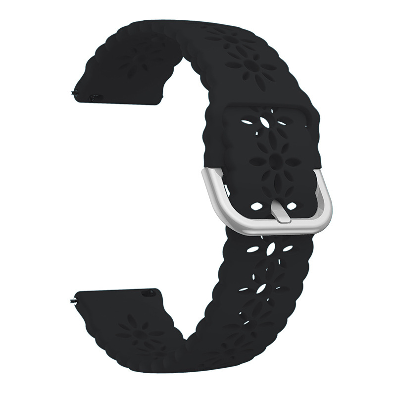 black band silver buckle