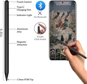 Universal <strong>Stylus</strong> <strong>Pen</strong> Touch Screen Capacitive <strong>Pen</strong> Active <strong>Stylus</strong> Tablet <strong>Pen</strong> for Android With Real-time Power Display - Product Image 2