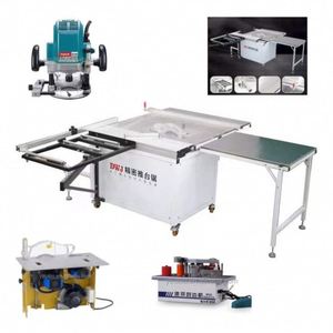 Tek fazlı 220V çok fonksiyonlu testere tezgah masa gönye testere ahşap kesme sürgülü masa paneli yönlendirici tablo ile gördüm - Product Image 2