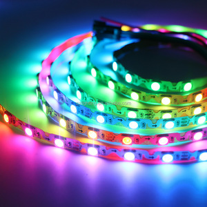 Zickzack S Adressierbarer LED-Streifen RGB Smart 5V WS2812B 6MM SPI Digital Bieg bares Zickzack-RGBIC Adressierbares LED-Streifen licht für Schilder