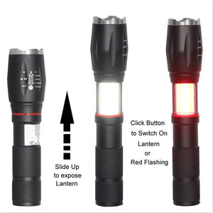 ไฟฉายสว่างพิเศษไฟฉาย LED แบบซูมได้พร้อมไฟฉายแบบชาร์จไฟได้5โหมดไฟฉายยุทธวิธีสำหรับเหตุฉุกเฉิน - Product Image 4
