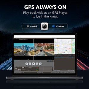 WOLFBOX G840S Loop Recording Night Vision 4K UHD12&quot; <strong>Mirror</strong> Dash Cam Backup <strong>Camera</strong> <strong>Front</strong> and Rear Dual <strong>Camera</strong> <strong>Mirror</strong> Dash Cam - Product Image 6