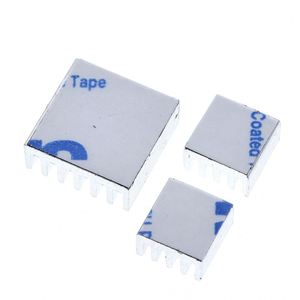 In stock 3PCS Adhesive <strong>Raspberry</strong> <strong>Pi</strong> Heatsink Cooler Pure Aluminum Heat Sink Set Radiator Cooling <strong>Raspberry</strong> <strong>Pi</strong> <strong>2</strong> B - Product Image 2
