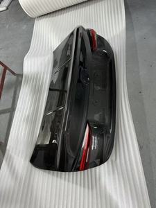 BMW M4 G82 CSL tarzı kuru karbon Fiber Bodykit 2021 + arka bagaj dudak ve ön tampon yükseltme oto modeli G82 koruma - Product Image 4