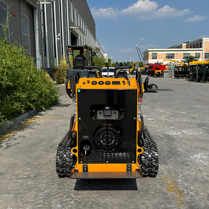 Gratis pengiriman Mini Skid Steer Loader Epa Eur 5 Koop mesin Track kompak Diesel Cina selip Steer Loader untuk dijual - Product Image 3