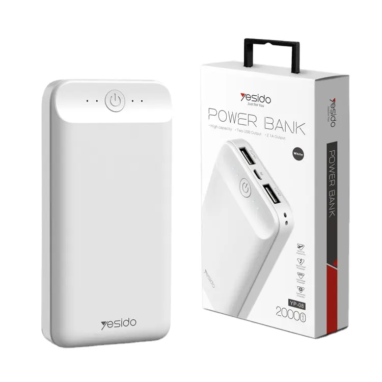 Power bank 20000mah, batterie portable intelligente avec Logo, nouveau