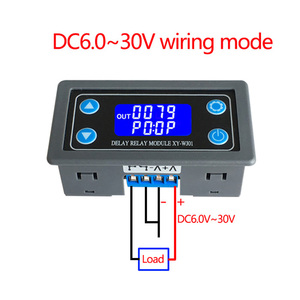 Nuovo DC12V LED digitale a tempo di ritardo modulo relè programmabile Timer relè interruttore di controllo temporizzazione Trigger ciclo con custodia per interni - Product Image 2