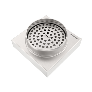 โมเดิร์นสีดำสีเทา slivery อุปกรณ์อาบน้ำในห้องน้ำทองเหลือง<span class=keywords><strong>4</strong></span>นิ้วป้องกันกลิ่น304 SUS 316สแตนเลสท่อระบายน้ำ - Product Image 6