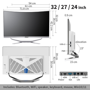 Desktop <strong>Computer</strong> 24-inch 27-inch 32-inch <strong>Computer</strong> Set All-in-one PC Screen Panel <strong>Embedded</strong> PC Industrial All in One PC