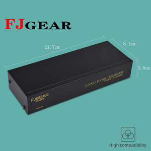 FJ-108AV Fjgear8ポートビデオオーディオスプリッター帯域幅250MHz8口AVディストリビューター一方向オーディオおよびビデオ入力 - Product Image 6