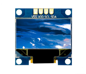 4Pin 0,96 Zoll OLED-Modul 128 X64 Blau Weiß OLED-Anzeige modul 0,96 "IIC I2C