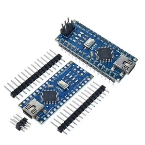 Nano V3.0 ATmega328P 16-MHz-Controller-Karte CH340 Verwendung für Arduino-Treiber Nano verbesserte Version 5-V-Lötplatine mit USB-Kabel