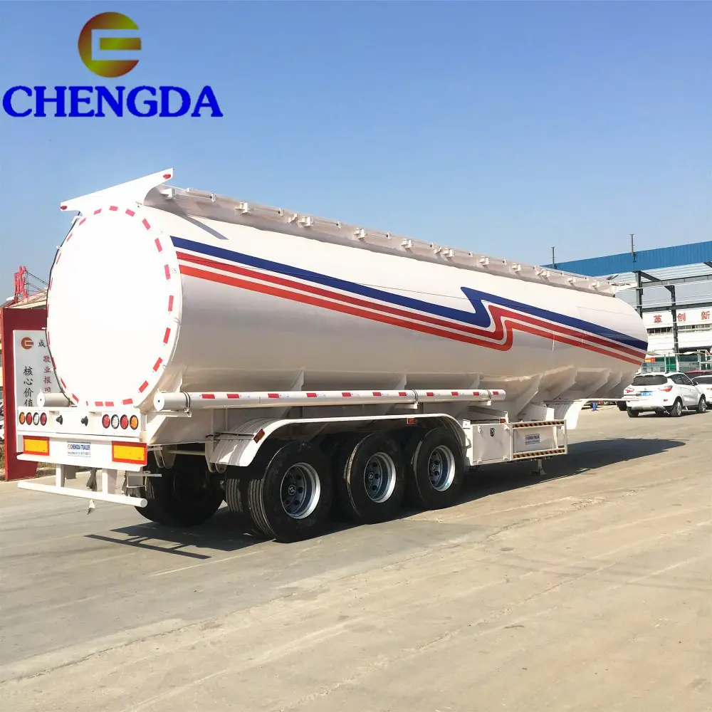 Rimorchi cisterna per carburante caldo 50000 litri olio/benzina serbatoio carburante semirimorchi rimorchi camion cisterna per benzina camion cisterna per olio in vendita