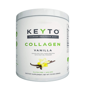 Hydrolyzed <strong>Collagen</strong> Peptides with MCT Oil for Healthy Hair Skin &amp; Nails Healthcare Supplements Vanilla <strong>Collagen</strong> Powder - Product Image 1
