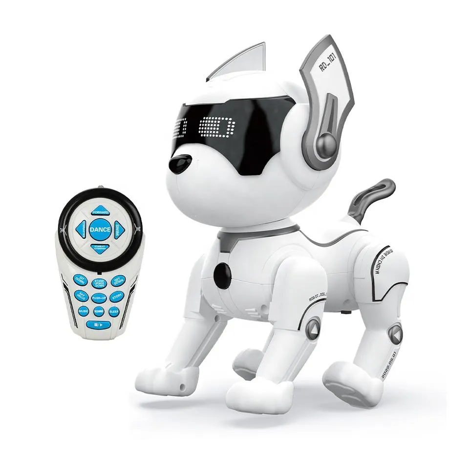 SIND004ミニリモートコントロールロボット犬ペット電子プログラム可能なスマートダンス歌う子犬ロボット犬のおもちゃ子供のための