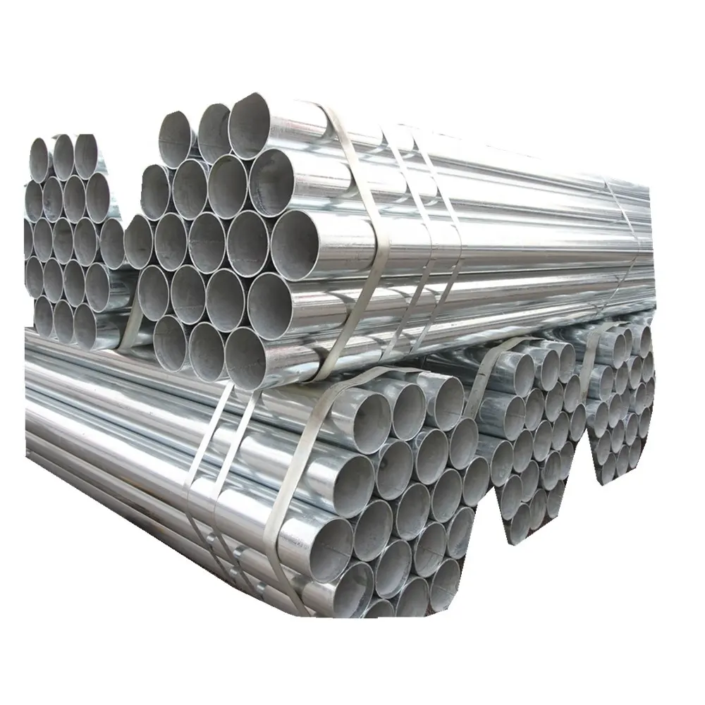 Tubería galvanizada ASTM A53, diámetro gi de 110mm, tamaños estándar, tubería de acero galvanizado de peso ligero