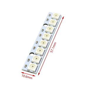8-Bit-Kanal WS2812 5050 RGB 8 LED-Licht Eingebaute voll farbig angetriebene Entwicklungs platine Strip-Treiber platine für Arduino - Product Image 5