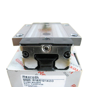 Rexroth R165121420 Bloque de corredor de bolas Acero al carbono CS Cojinete lineal Riel deslizante Guía lineal - Product Image 6